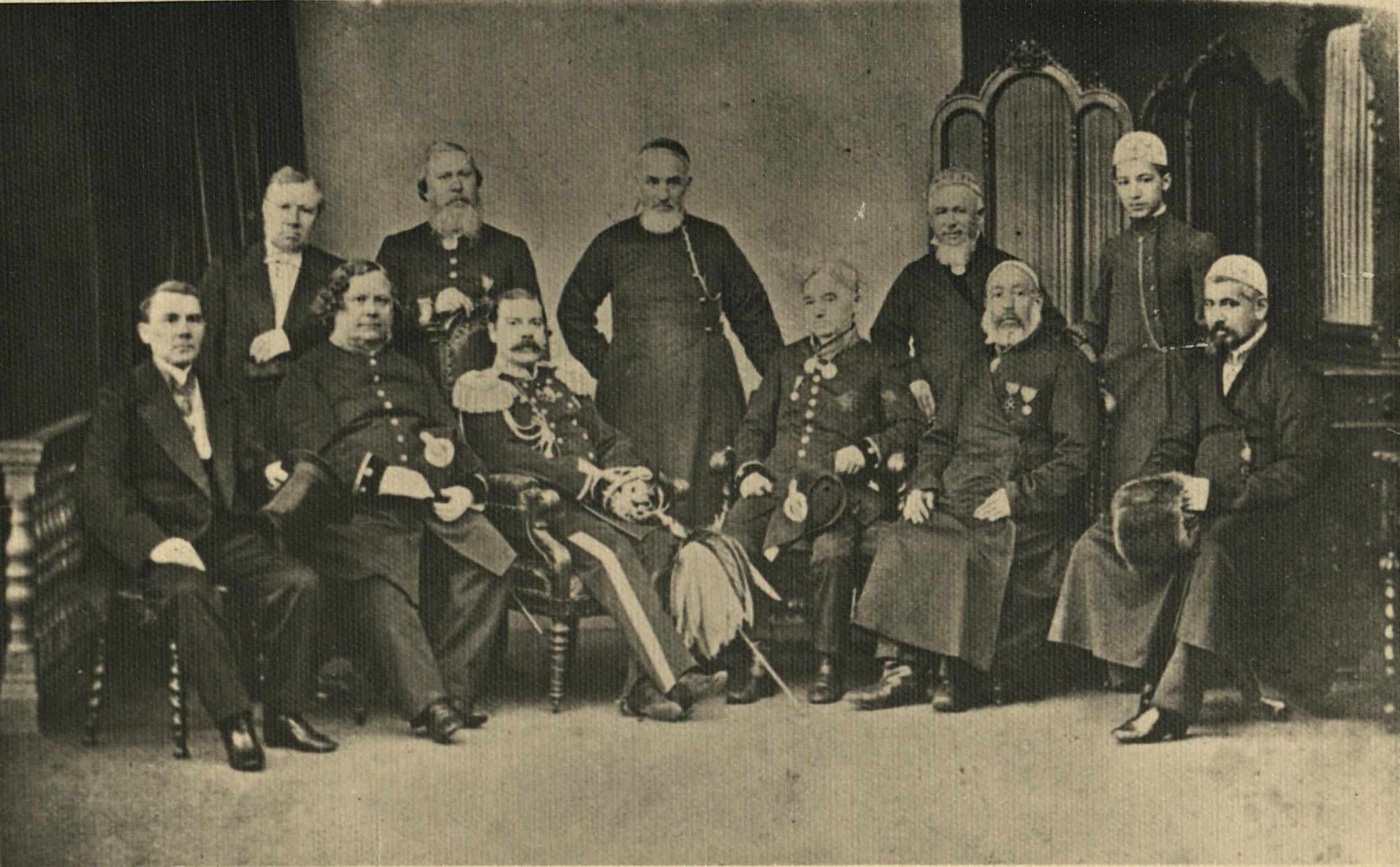 Коллективный снимок татарских купцов и государственных  деятелей