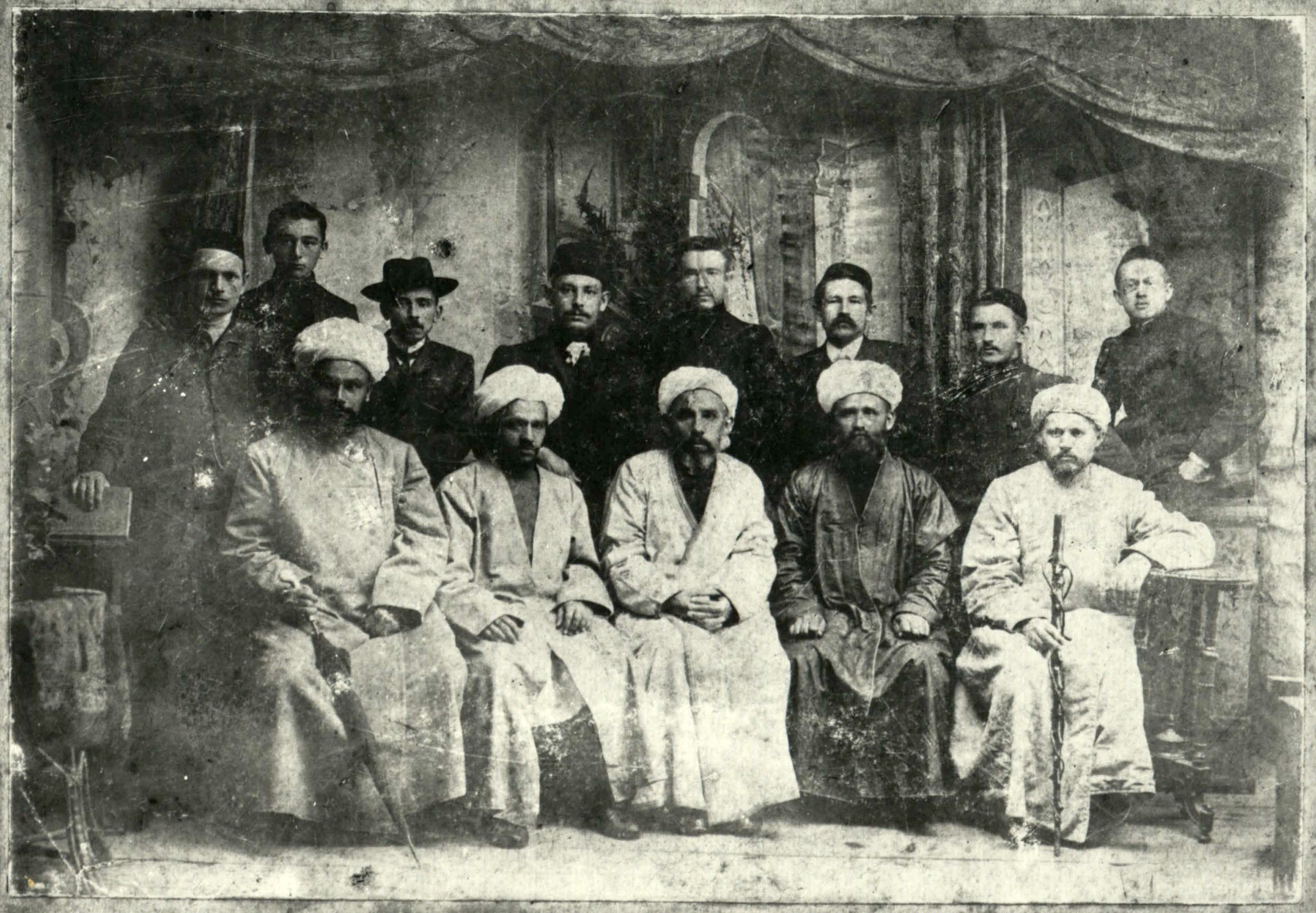 Фотография участников Мусульманского съезда