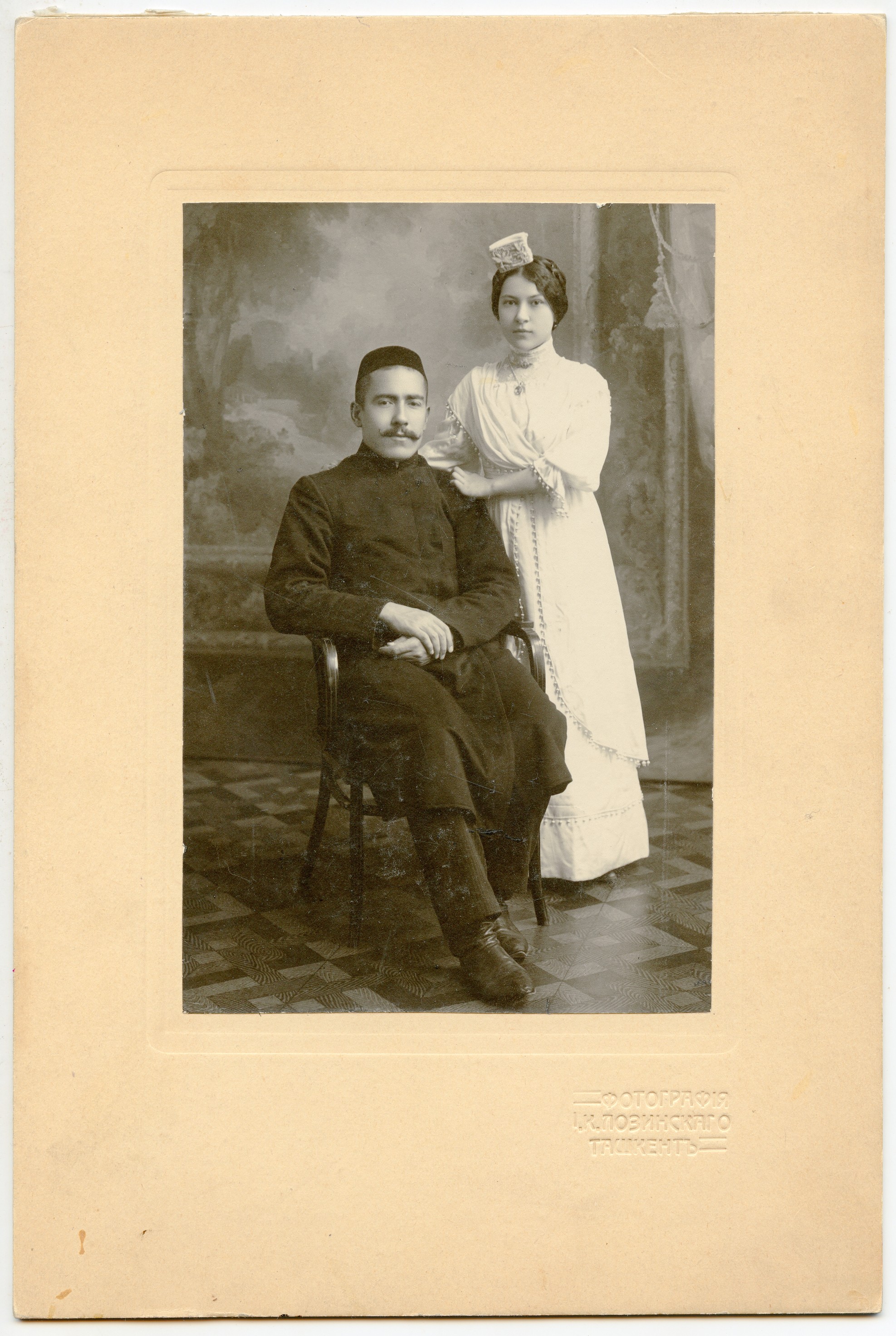 Портрет Хабибрахмана Файзи с женой