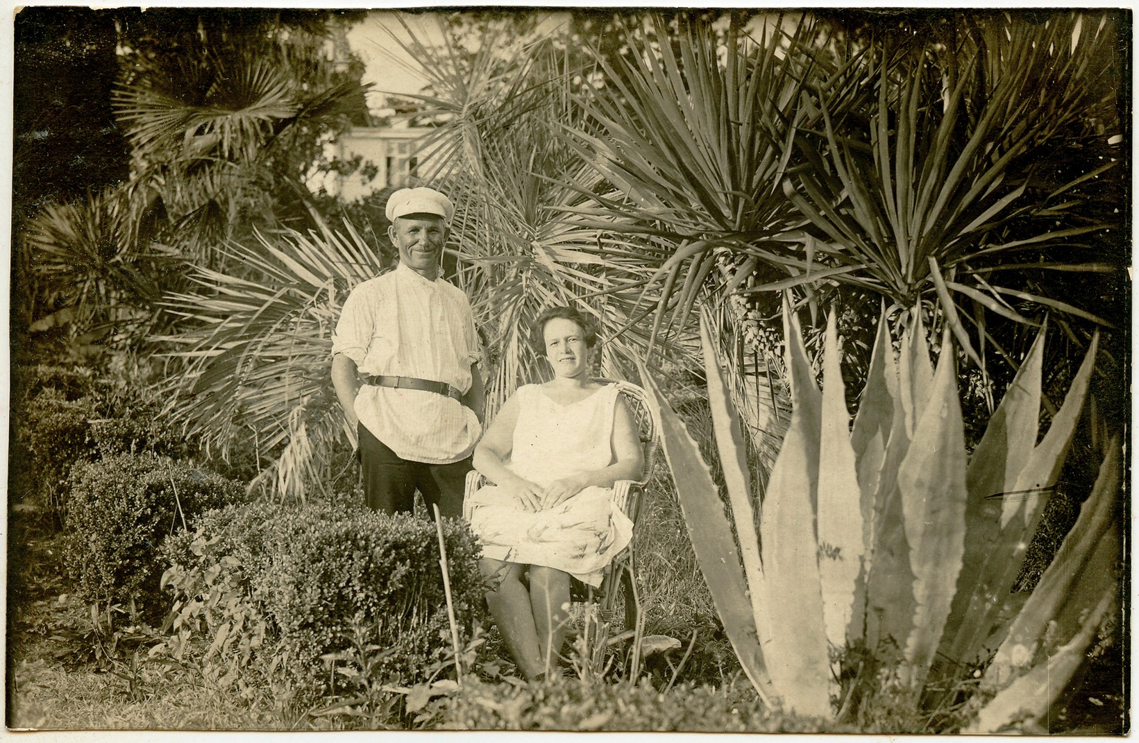 Хасан Гали с женой Саидой на отдыхе