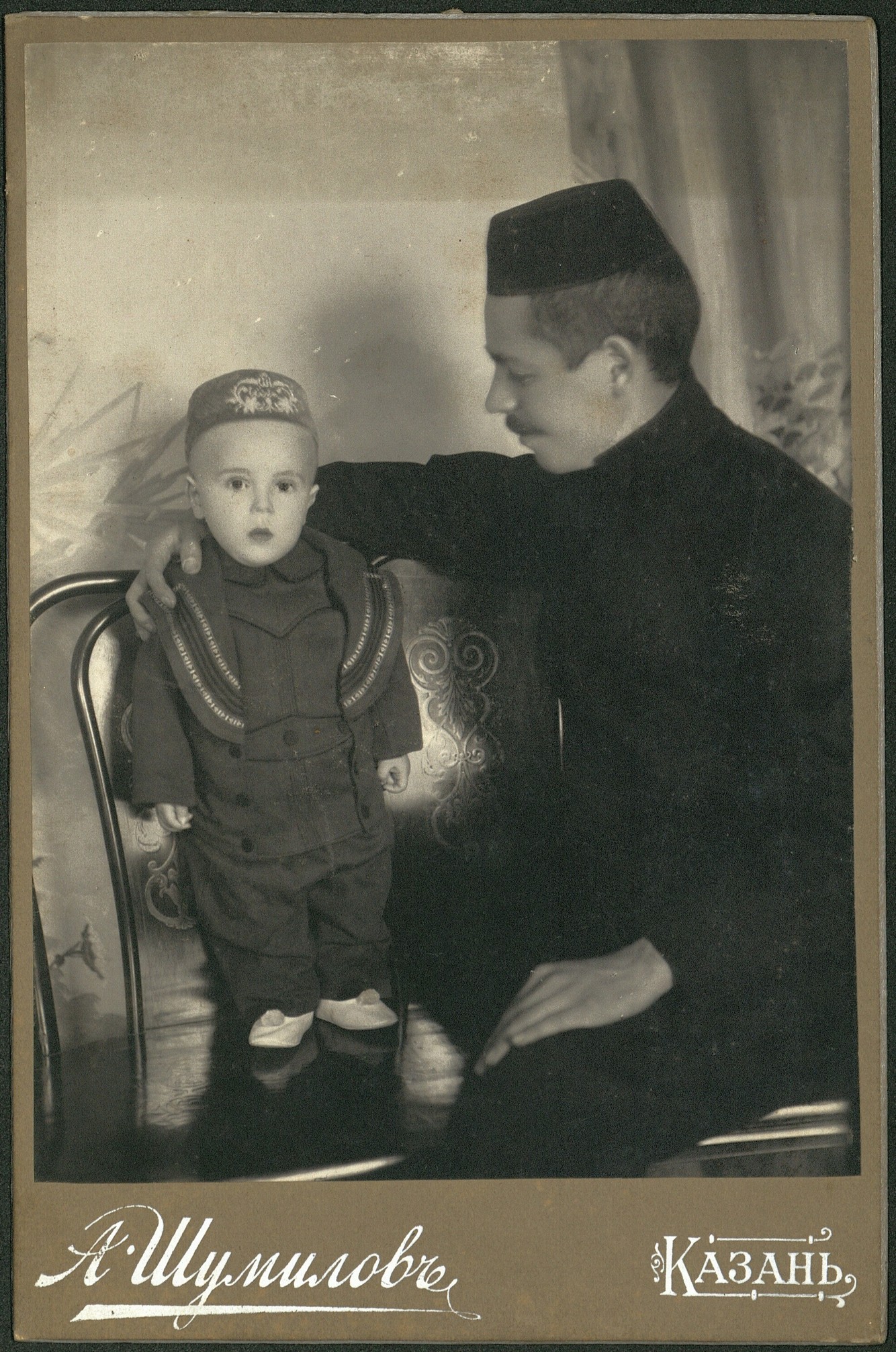 Ахмедгарей со своим сыном Ахмедгалием