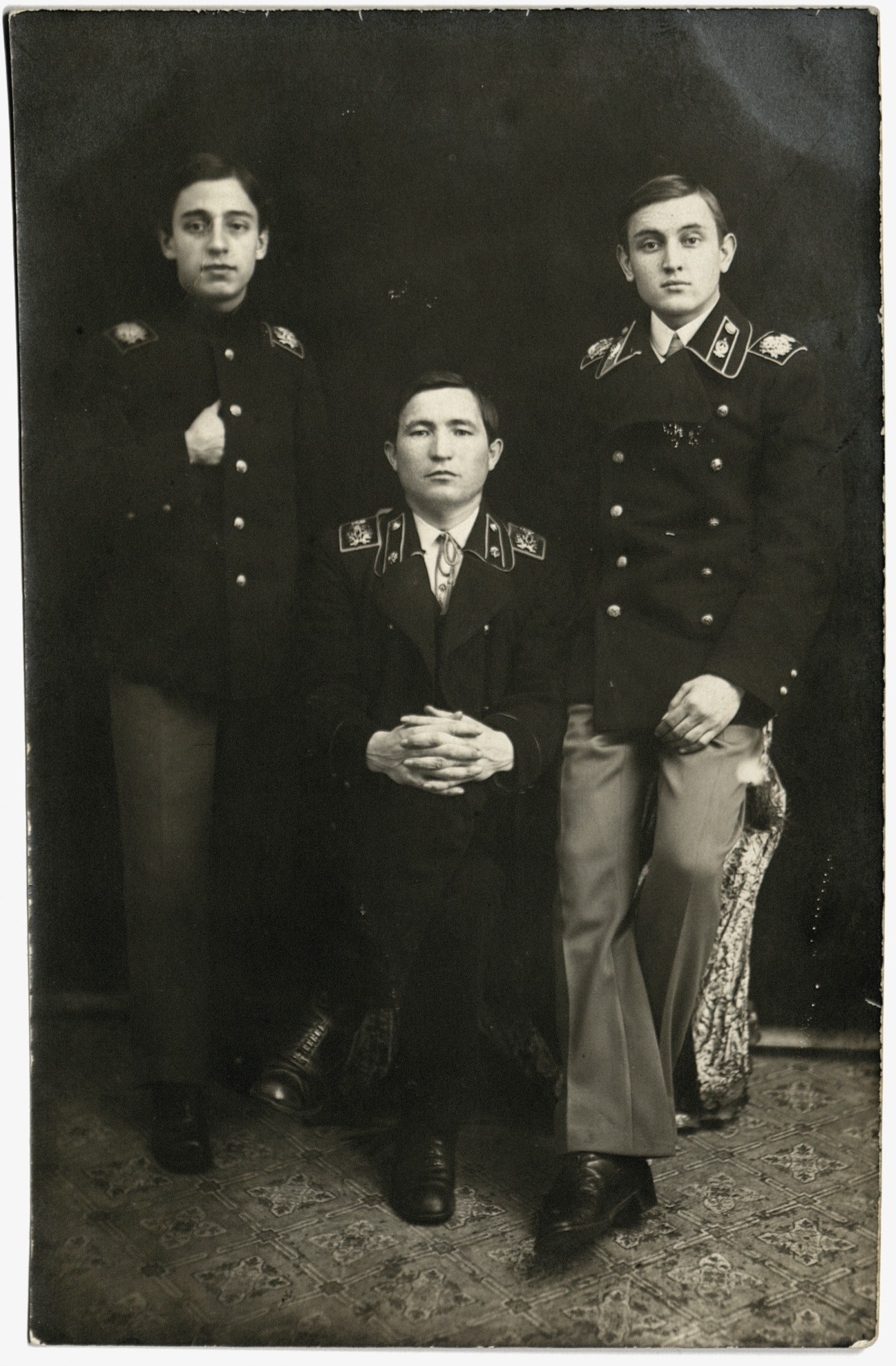 Фатых Бахер, Гумархан Садыков и Газиз Мусин 