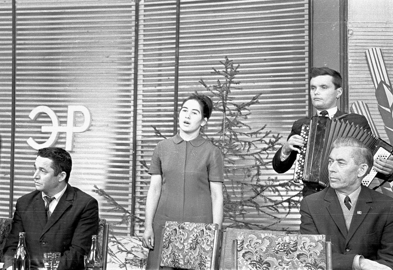 Композитор Хуснул Валиуллин и баянист Вилорик Валиуллин