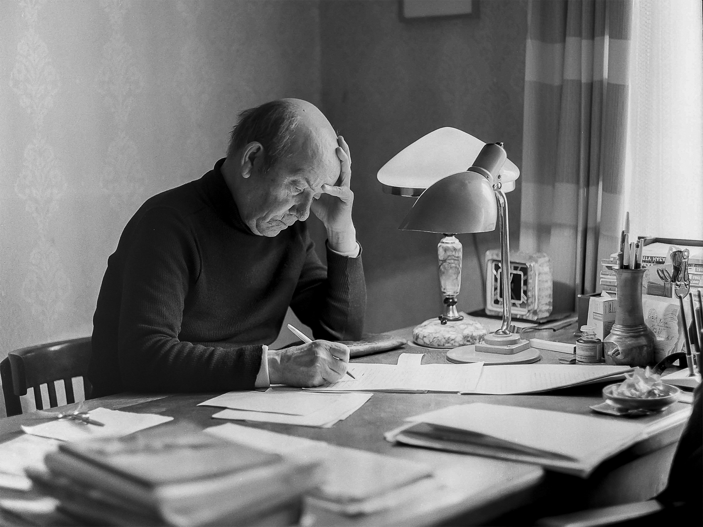 Гумер Баширов за работой