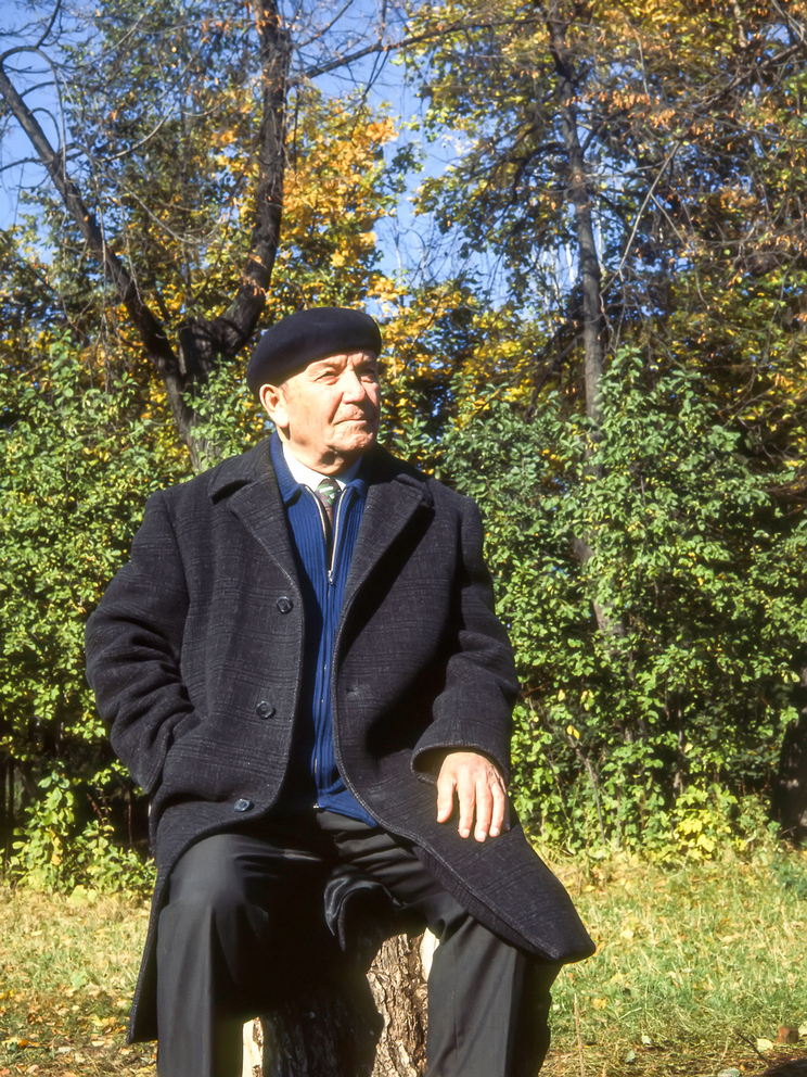 Гумер Баширов в парке