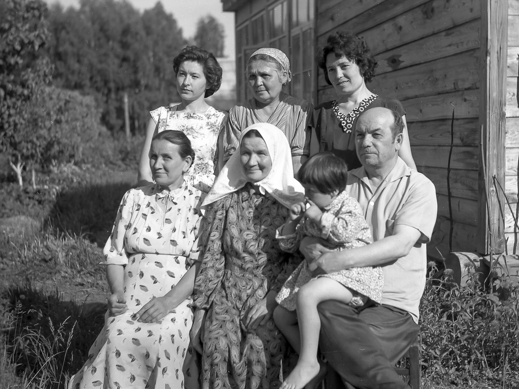 Гумер Баширов с семьей и родственниками