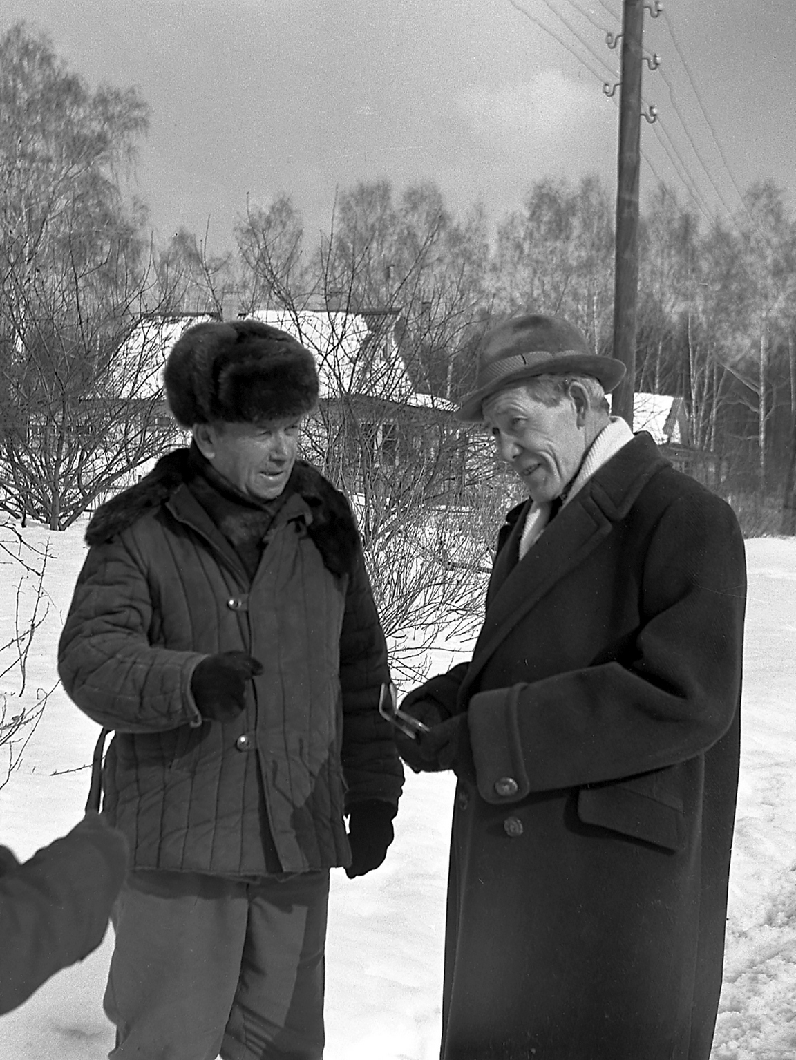 Писатель Гумер Баширов и поэт Хасан Туфан