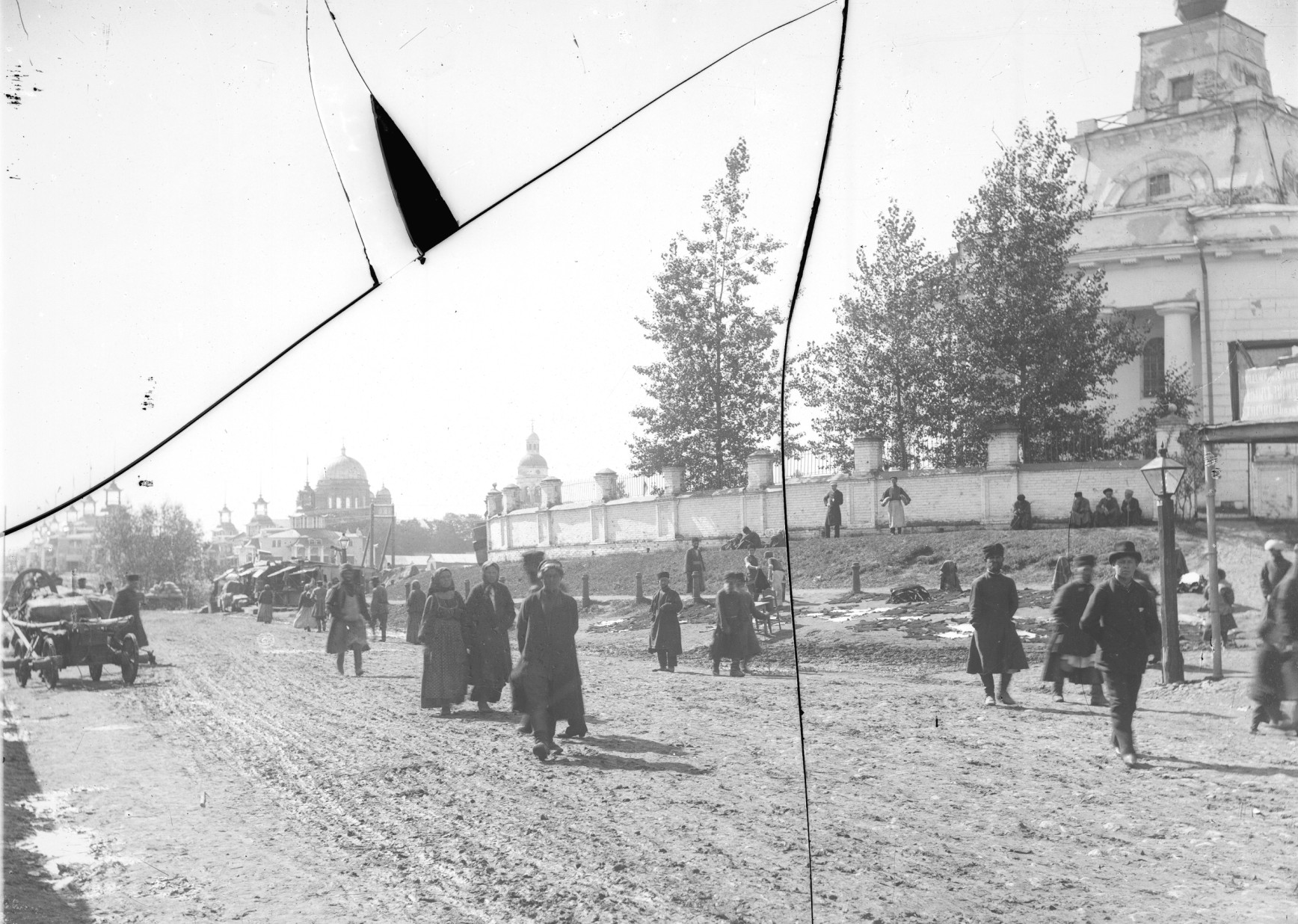 Нижегородская ярмарка. Магометанская площадь. Общий вид Нижегородской Ярмарочной мечети. 