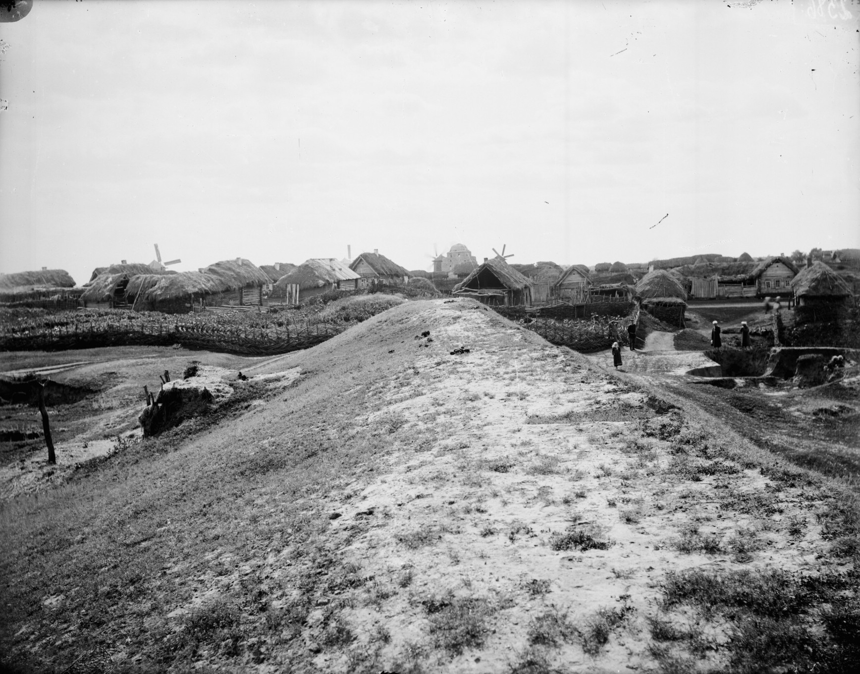 Болгарское городище. Земляной крепостной вал