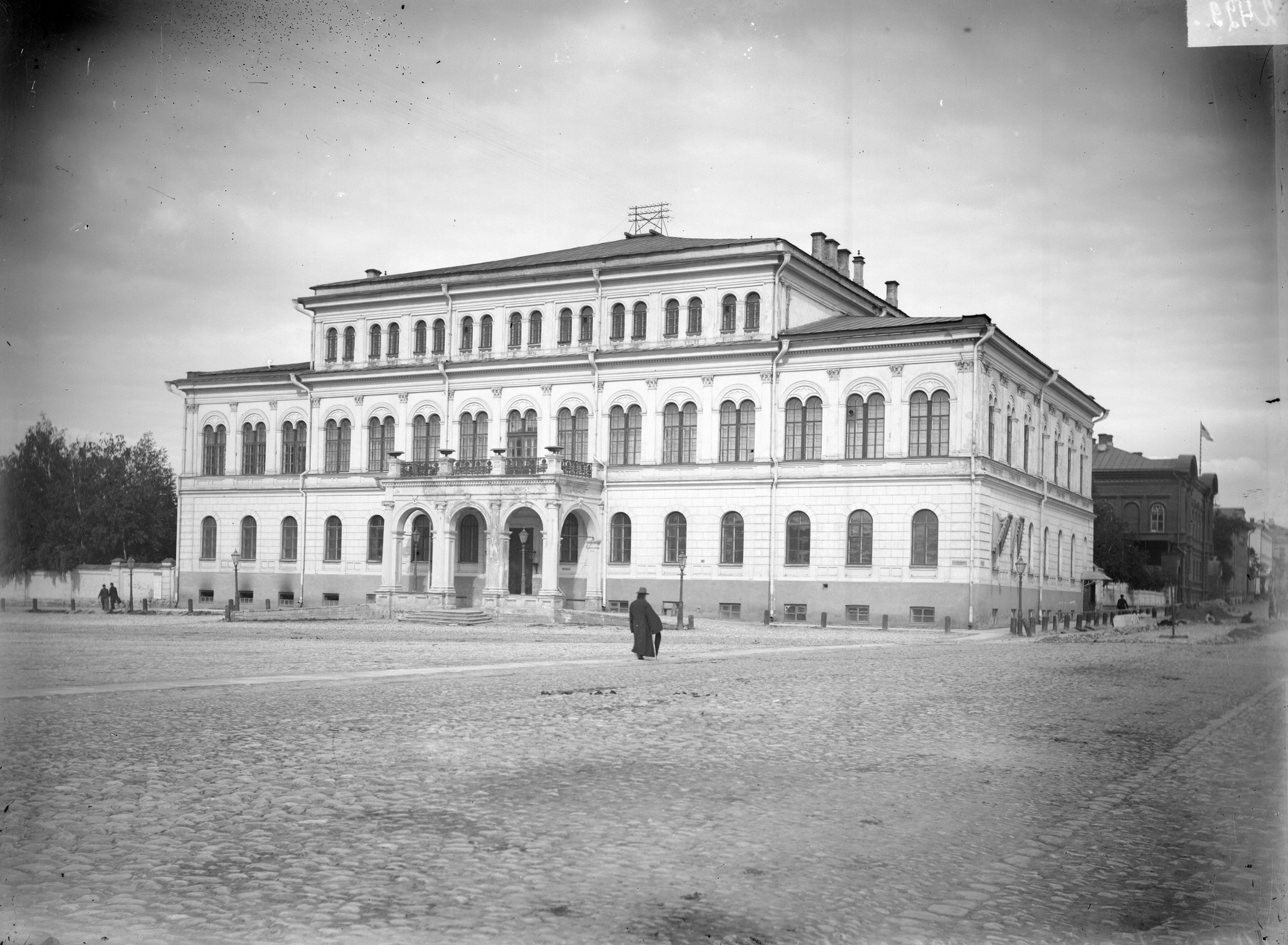 Город Казань. Театральная улица. Здание Дворянского собрания. Общий вид